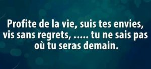 Comment profitez-vous de la vie ?