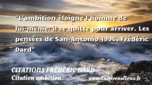 Où sont mes ambitions ?