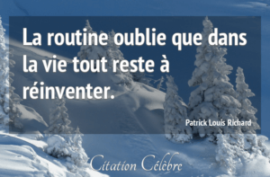 Automne, rentrée, habitudes…